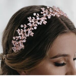 Aoligrace Rose Gold CZ Headband